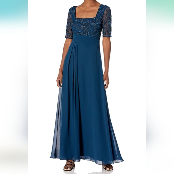 Adrianna Papell Dresses & Skirts - ADRIANNA PAPELL beaded mesh dress